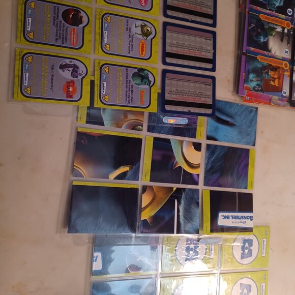2001 Topps Monsters Inc Trading Card Complete Set 98 Cards w/ Inserts Disney Pix - Picture 8 of 10
